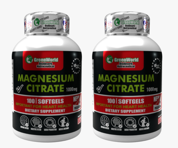 COMBO CITRATO DE MAGNESIO GREENWORLD