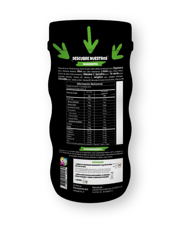 Batido Verde DEXTOX 700Grs - Imagen 2