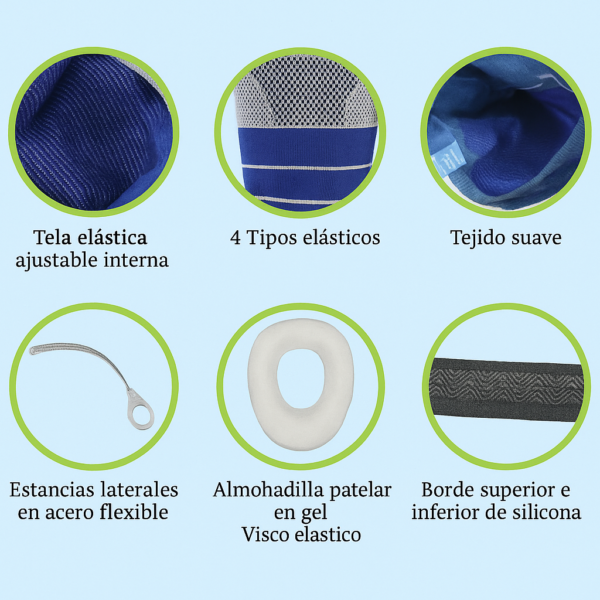 Rodillera compresión soporte gel - Imagen 5