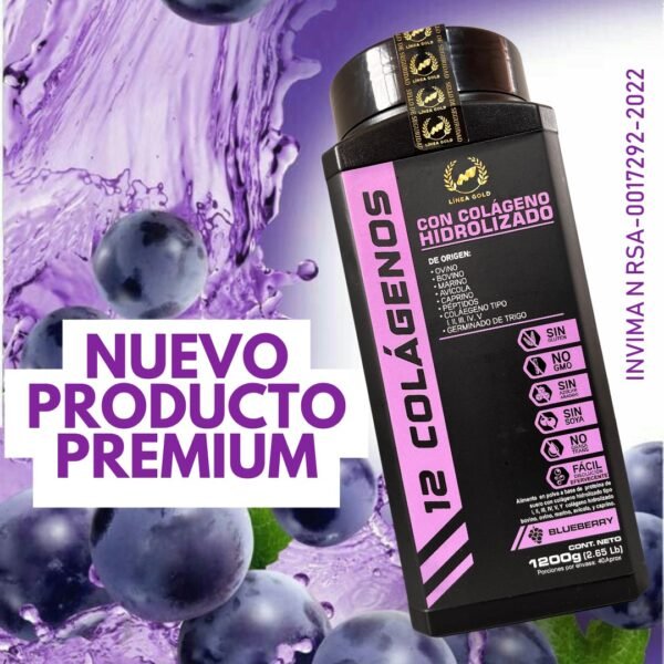 12 COLAGENOS PREMIUM 1200gm - Imagen 2