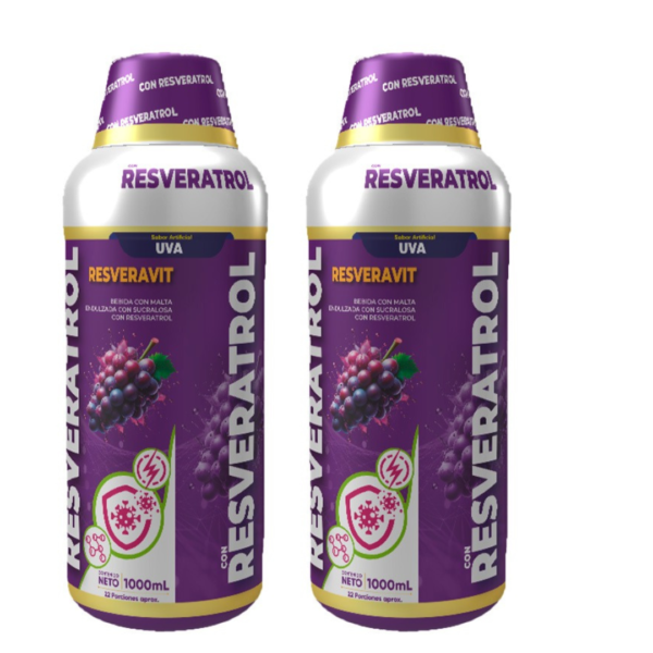 Resveratrolx 1000ml x2 con invima
