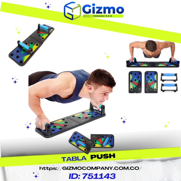 Tabla Push Up De Ejercicio Flexiones - Imagen 2