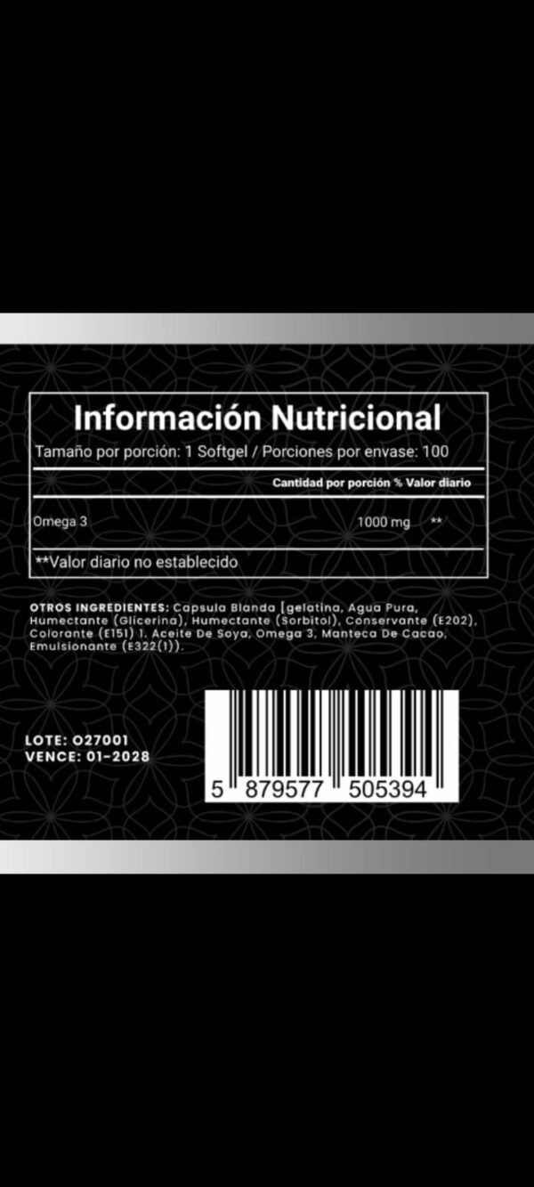 Omega 3 - con registro invima - Imagen 2