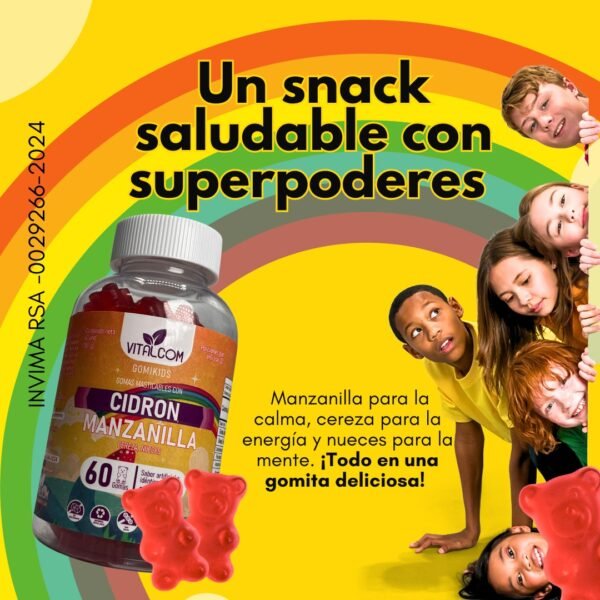 GOMIKIDS CIDRON DE MANZANA VITALCOM X60 - Imagen 2