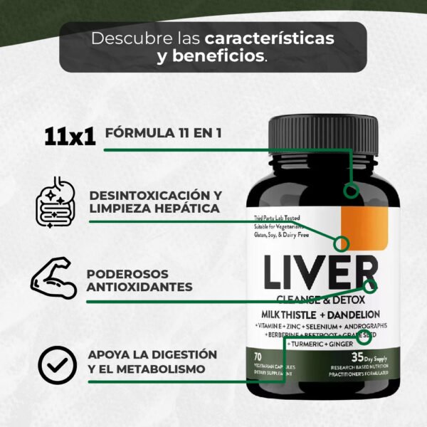LIVER CLEANSE & DETOX - Imagen 2