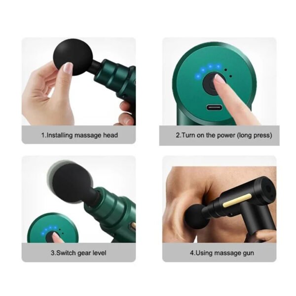 Masajeador Fascial Gun - Imagen 4