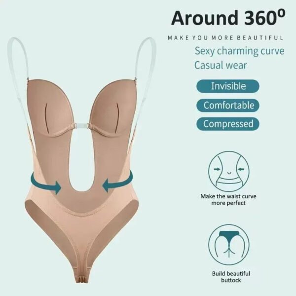 Body Moldeador Para Ropa Con Escote - Imagen 2