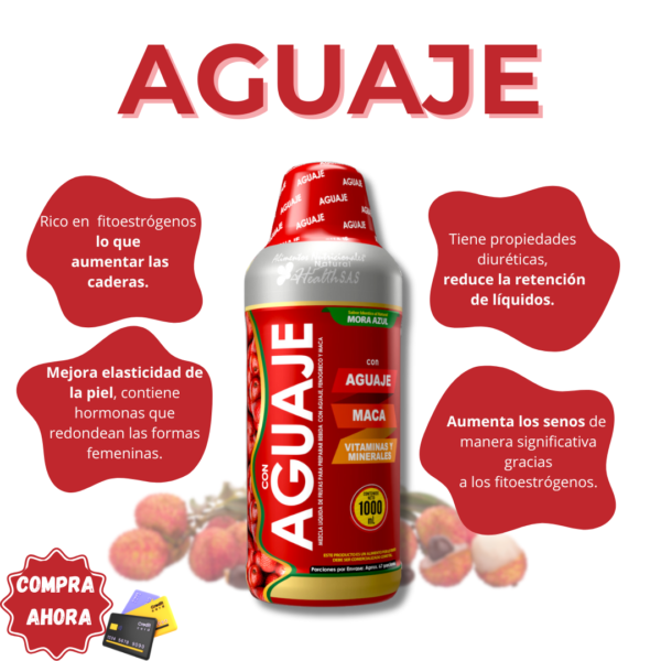 AGUAJE X 1000 ML - Imagen 2