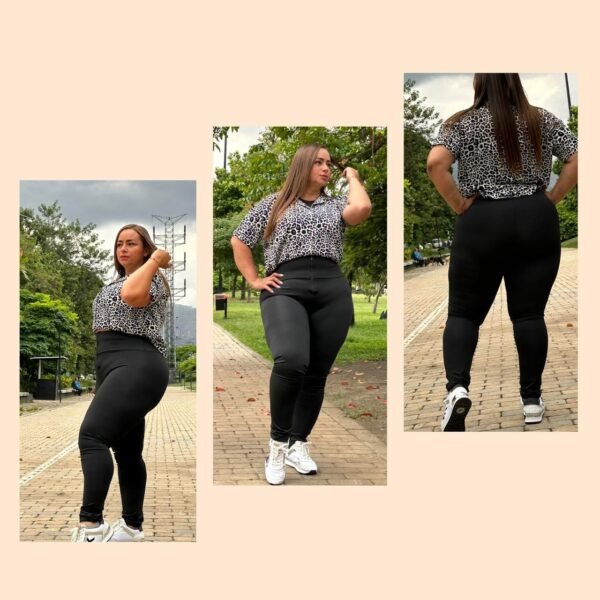 LEGGINS BOTA ANCHA CIERRE PLUS