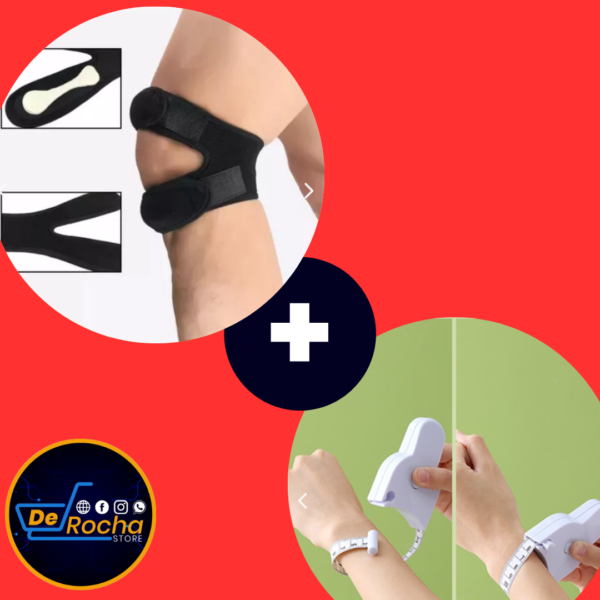combo cinta medidas cuerpo+rodillera - Imagen 2