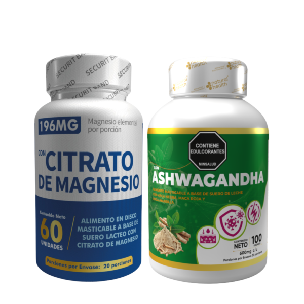 CITRATO DE MAGNESIO+ASHAWANDHA PASTILLAS