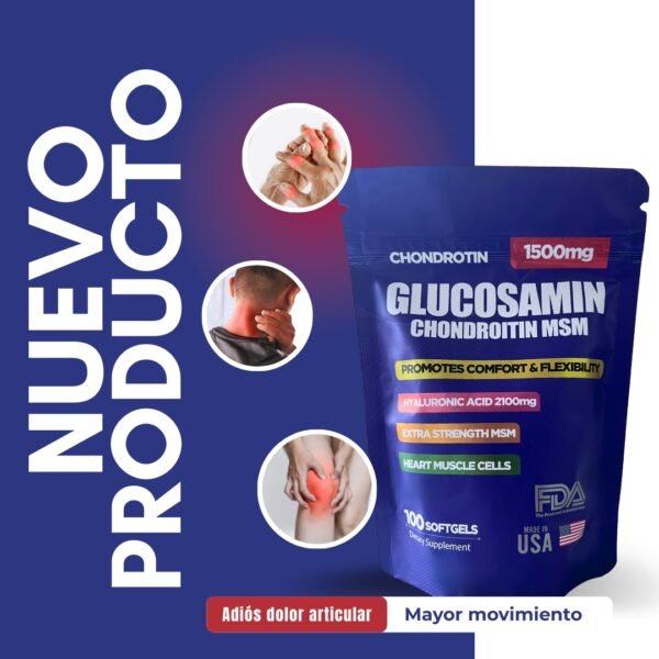 GLUCOSAMIN MSM X100 SOFTGELS - Imagen 2