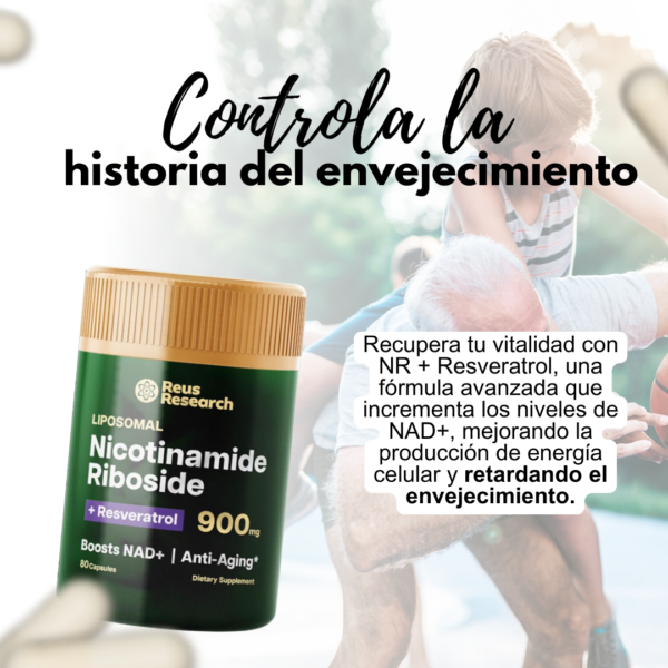 RESVERATROL+NAD FRASCO X80 - Imagen 2
