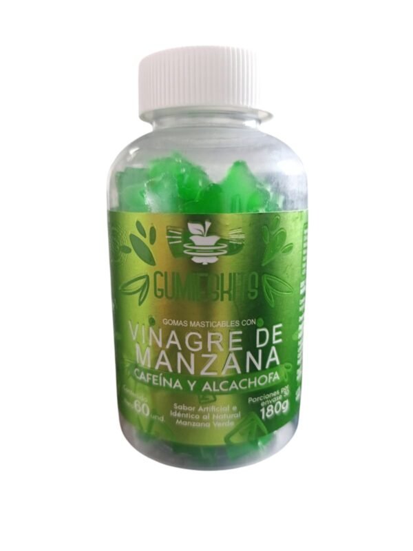 GOMAS VINAGRE DE MANZANA CAFEINA ALCACH