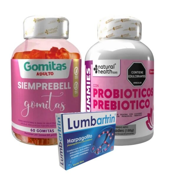 BBL gomitas+ probioticos + lumbartrin
