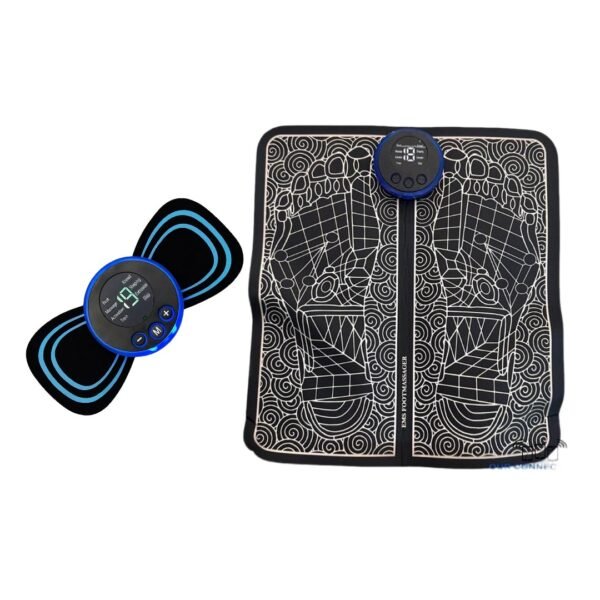 masajeador cuello + tapete electrodos