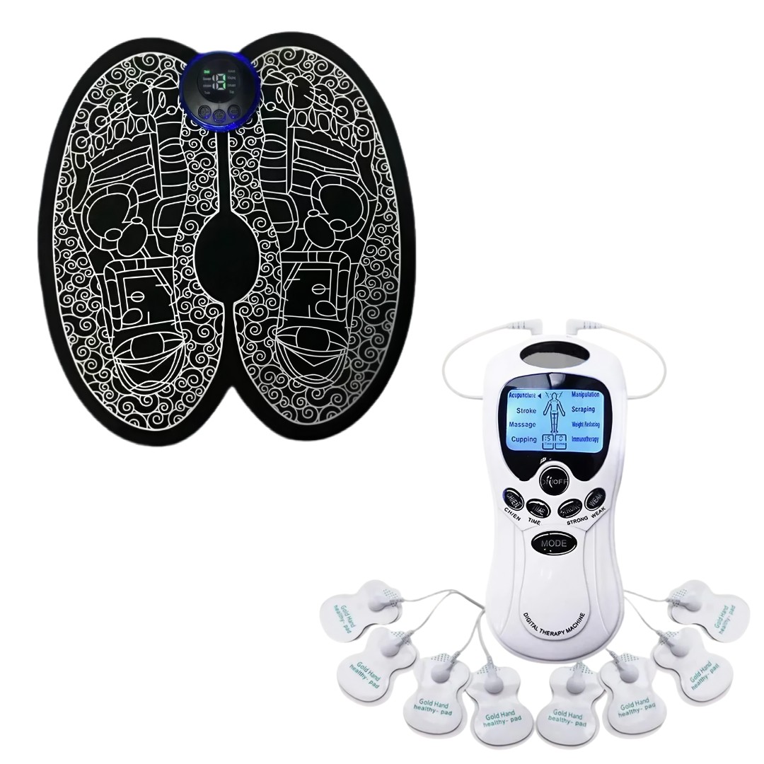 Combo Terapia pasiva 8 elec+ tapete EMS