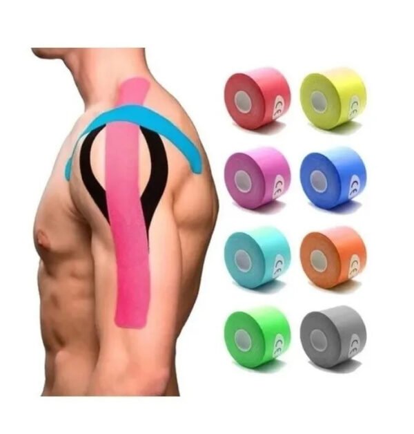 Cinta Kinesiológica Vendaje Terapéutico - Imagen 2