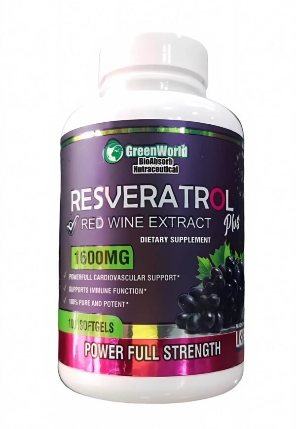 Resveratrol Green World X100 Sofgels