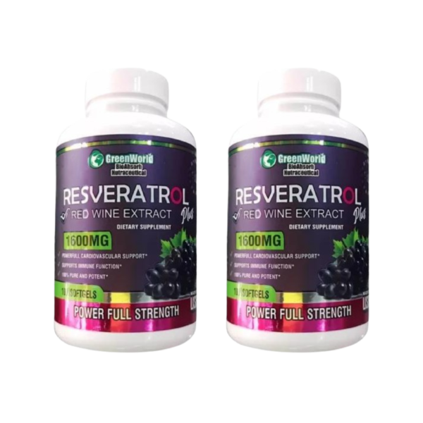 Resveratrol X100 Sofgels X 2 UNIDADES