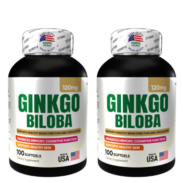 Ginkgo Biloba X 100 Softgels X 2