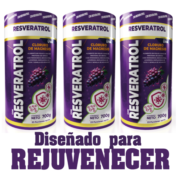 RESVERATROL X 700 gr con invima x3
