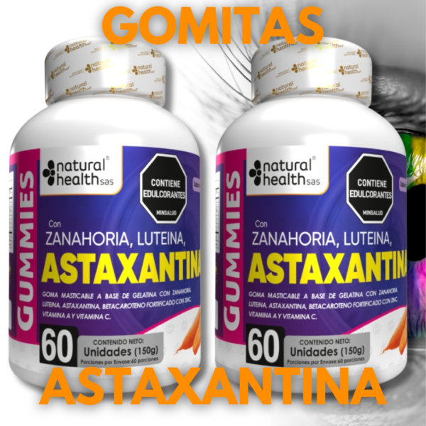 Astaxantina gomit x 60 ds x2 con invima
