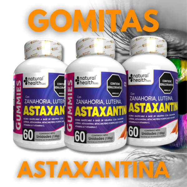 Astaxantina Gomit X 60 uds X3 Con Invima