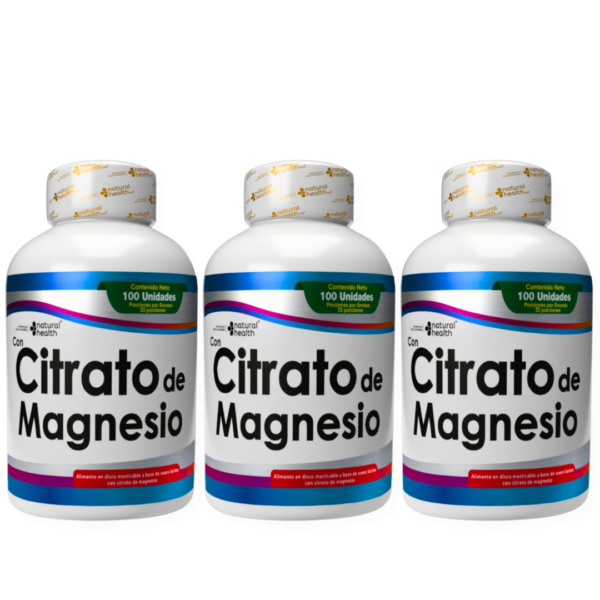 Citrato De Magnesio X 3 Und 100pas