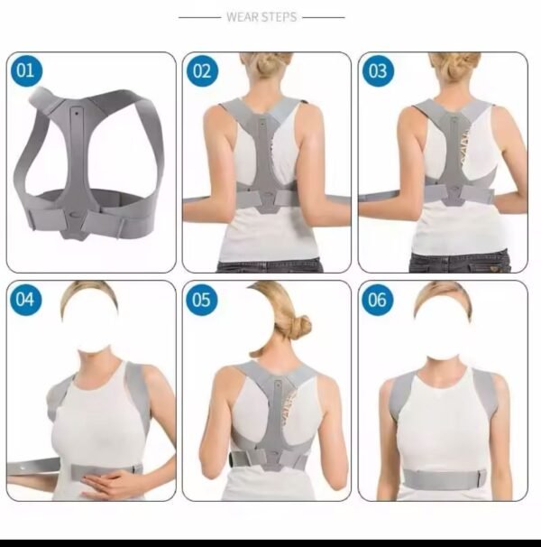 Corrector De Postura Ajustable Unisex - Imagen 2