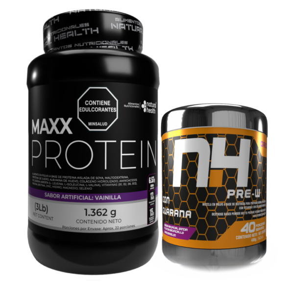Kit proteina y pre entreno