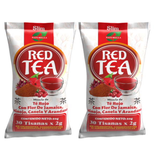 Te Rojo 30 Tisanas x2