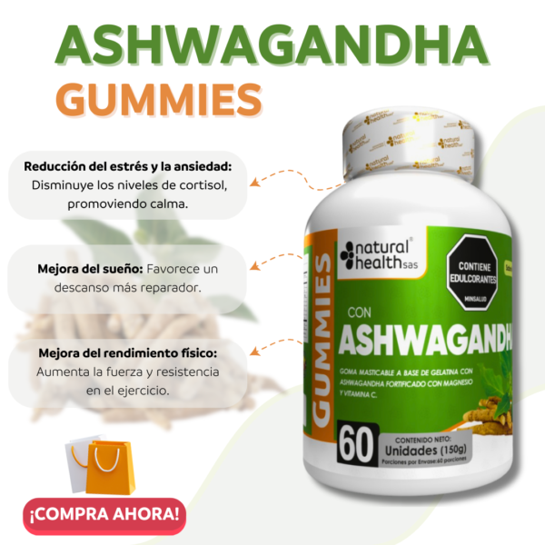 Ashawanda X 60 GOMAS CON INVIMA