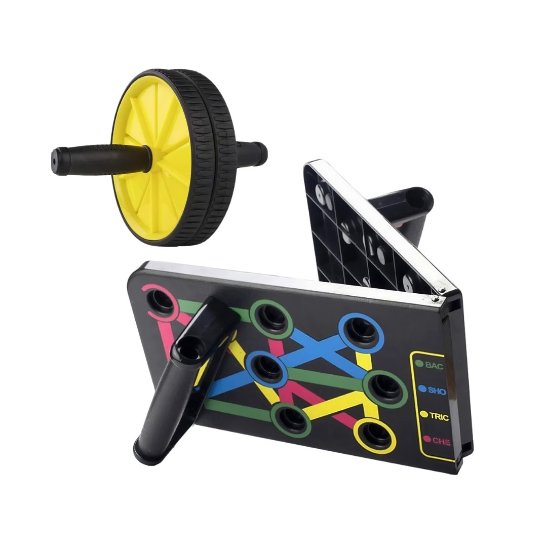 Combo Tabla push up + Rueda