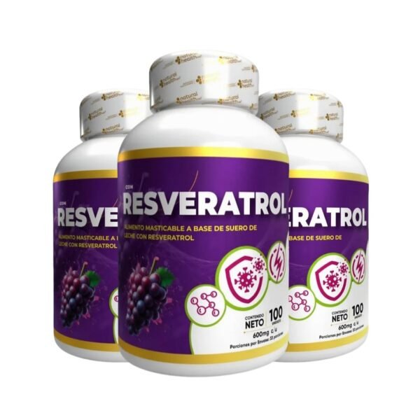 Resveratrol 100unides x3