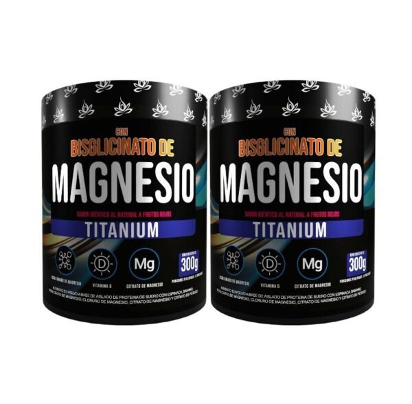 BISGLINATO DE MAGNESIO X 300G X 2
