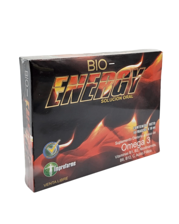 BIO ENERGY CAJA X 10 FRASCOS POR 10 ML