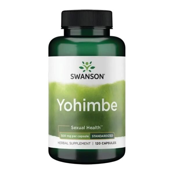 YOHIMBE 500MG SWANSON 120 CÁPSULAS