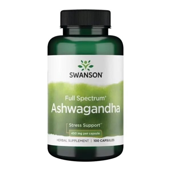 ASHWAGANDHA 450MG SWANSON 100 CÁPSULAS