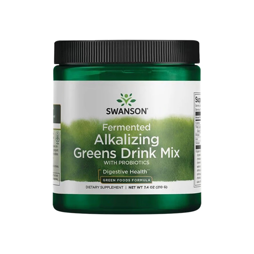 ALKALIZING GREENS DRINK MIX SWANSON 210G