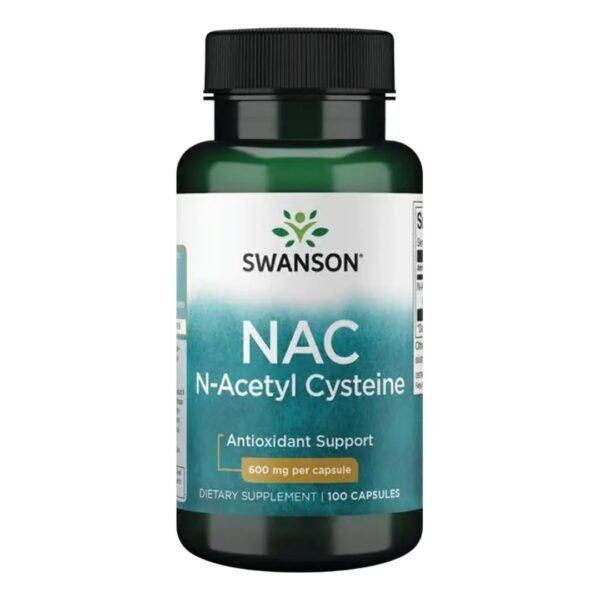 NAC 600MG SWANSON 100 CÁPSULAS
