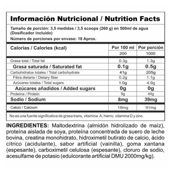 Megaplex creatine power 10lb - Imagen 2