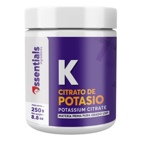 Citrato De Potasio x 250 g Essentials