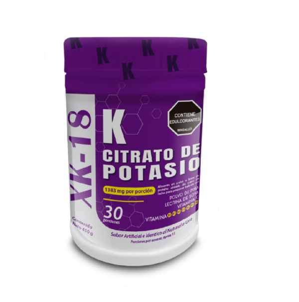 Citrato de potasio en polvo XK- 18 x 450