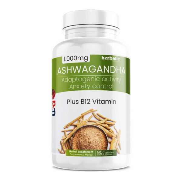 Ashwagandha 1,000 mg x 90 caps Herbalic