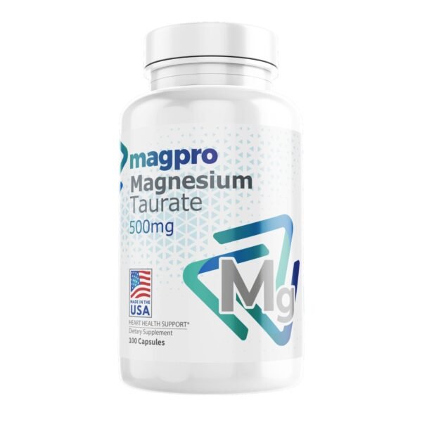 Taurato de Magnesio 500mg x 100 caps