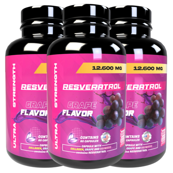 Resveratrol Ultra Strength X3Und 12600mg