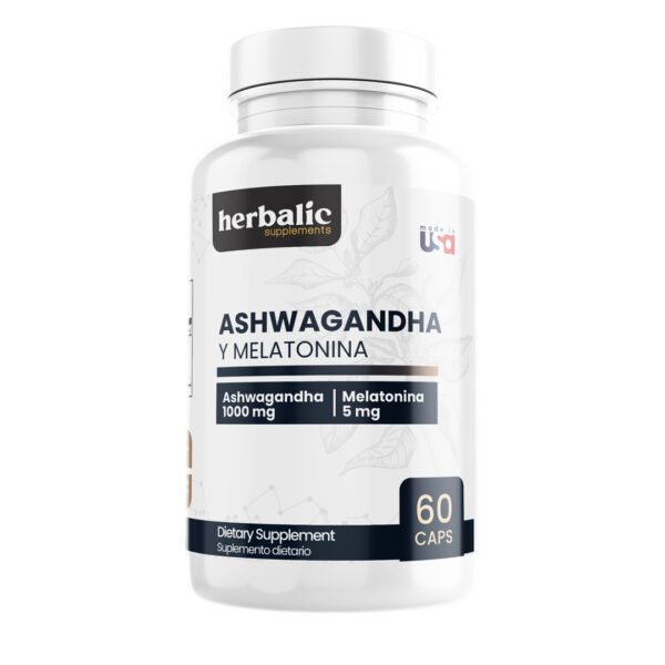 Ashwagandha y melatonina 60 Caps