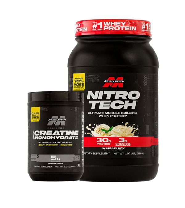 COMBO NITRO TECH 2 LIBRAS + CREATINA PLATINUM