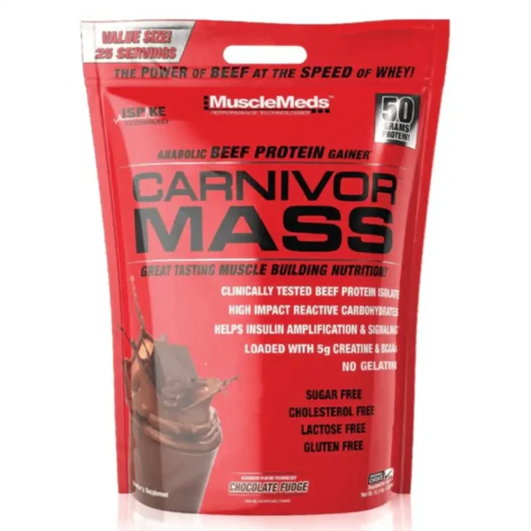 Proteína Carnivor Mass 10 Libras Musclemeds